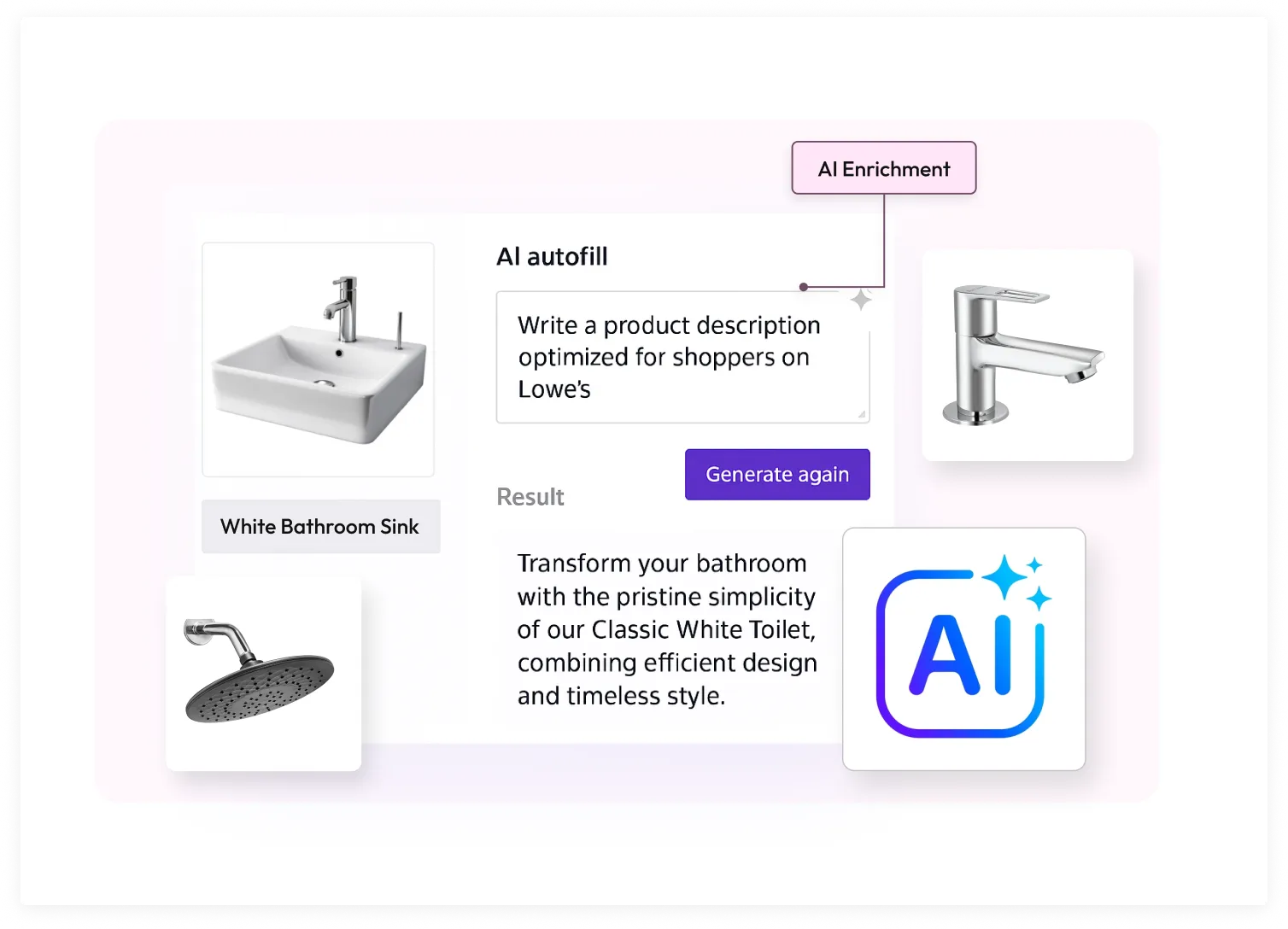 Gestion du catalogue de produits d’articles sanitaires